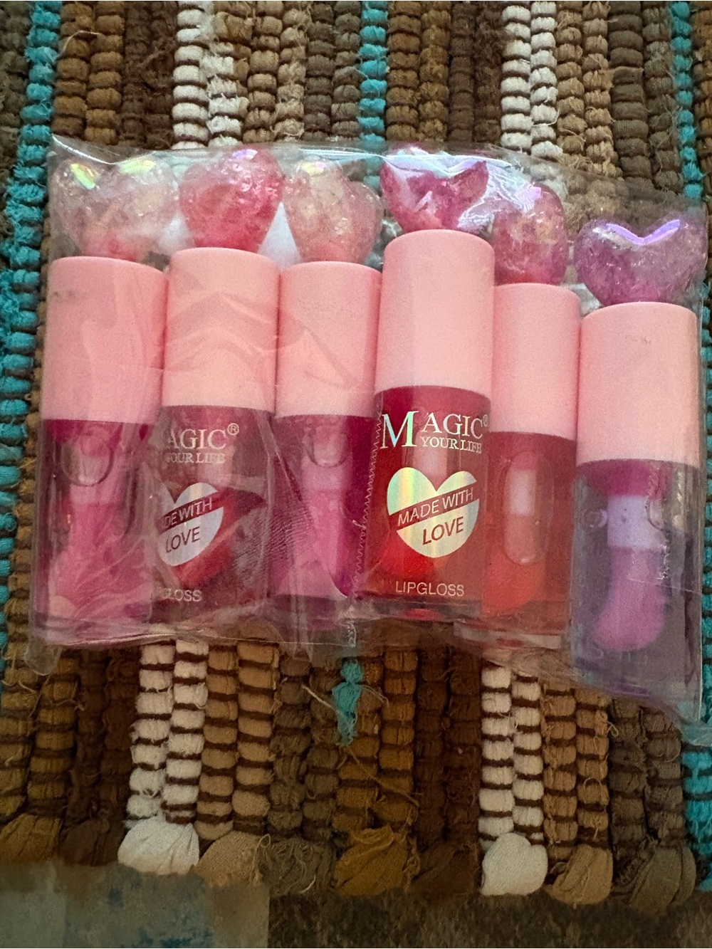 Magic Your Life Made With Love Pink Lip Gloss Set